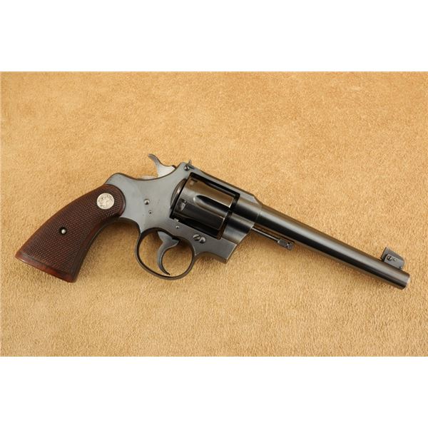 Colt Officers Model Target Heavy Barrel .38 Special Double Action Target Revolver, 1937 C&r