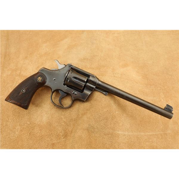 Colt Officers Model Target 7.5" .38 Special Sa/da Double Action Target Revolver, 1920 C&r