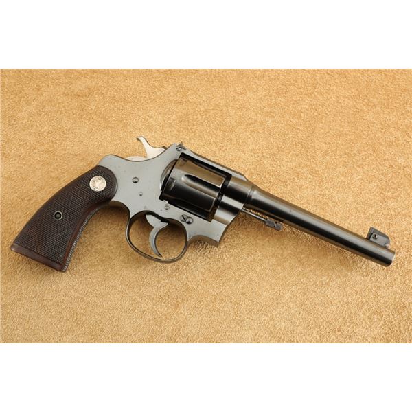 Scarce Colt Shooting Master 6" .38 Special Sa/da Double Action Target Revolver, 1936 C&r