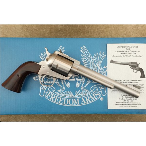 Boxed Freedom Arms Model 83 Premier Grade 7.5" .44 Magnum Single Action Revolver, 1991