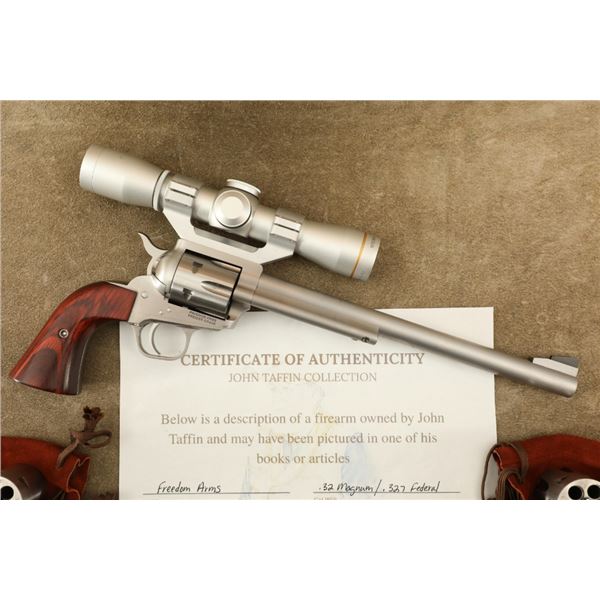 John Taffin's Freedom Arms 1997 Premier Grade .327 Fed Mag .32 H&r .32-20 Wcf 10" Revolver