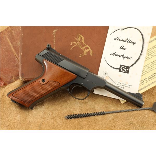 Boxed Colt Woodsman 3rd Series Sport Model 4.5" .22 Lr Semi-automatic Pistol, 1973 C&r