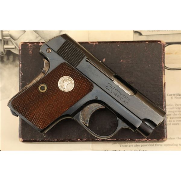 Boxed Matching Colt Model 1908 Vest Pocket .25 Acp Semi-automatic Pistol, 1927 C&r