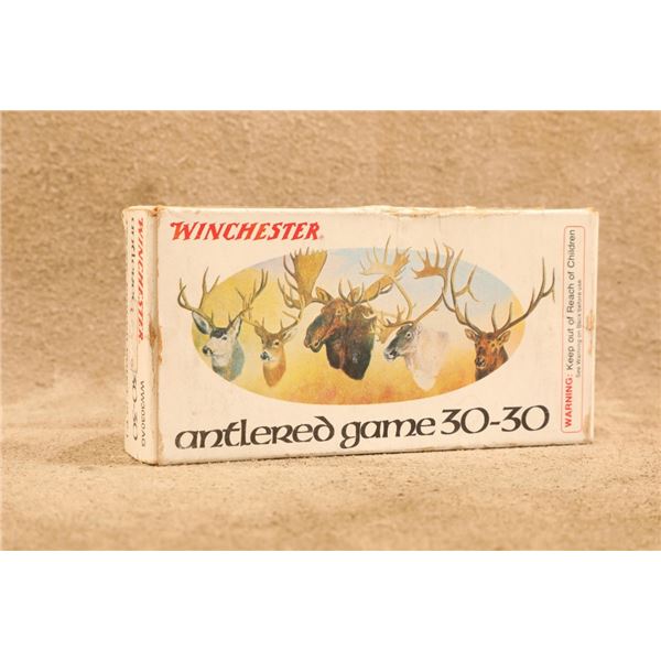 Full Box 1978 .30-30 Winchester Limited Edition Antlered Game Ammunition