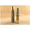 Image 1 : Pair Of Wwi Era 75mm Brass Artillery Shell Trench Art Vases With Floral And Peacock Motifs