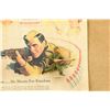 Image 2 : 1940s Wwii Winchester Promotional Pewter Toy Soldier Moc (6.5" X 8.5" Card)