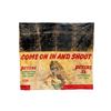 Image 1 : 1930s Peters Ammo Dupont .22 Canvas Lion Shooting Gallery Sign Banner (53x30)