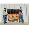 Image 2 : 1930s Peters Ammo Dupont .22 Canvas Lion Shooting Gallery Sign Banner (53x30)