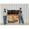 Image 3 : 1930s Peters Ammo Dupont .22 Canvas Lion Shooting Gallery Sign Banner (53x30)