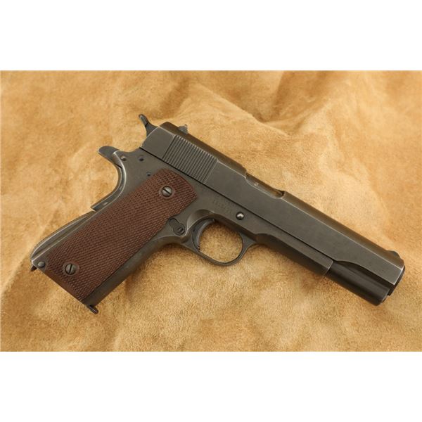 Wwii Us Remington Rand 1911a1 1911-a1 .45 Acp Military Semi-automatic Pistol, 1943 C&r