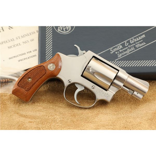 Smith & Wesson S&w Model 60 No Dash .38 Chief Special Stainless .38 Spl 2" Revolver Mfd 1985