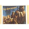 Image 2 : Original 1943 Wwii Us Navy Ordnance Propaganda Poster "put Them Across!" 28.5" X 40" Poster