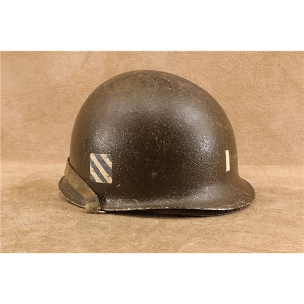 U.S. 3rd Infantry Division Lieutenant M1 Helmet & Liner Named To John Bremer Wwii/korean War