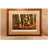 Image 2 : Vintage Leon Parson Signed Numbered 444/750 Backside Of No-tellum Ridge Mule Deer Framed Print 40x33