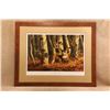 Image 4 : Vintage Leon Parson Signed Numbered 444/750 Backside Of No-tellum Ridge Mule Deer Framed Print 40x33
