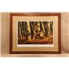 Image 5 : Vintage Leon Parson Signed Numbered 444/750 Backside Of No-tellum Ridge Mule Deer Framed Print 40x33