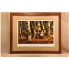 Image 6 : Vintage Leon Parson Signed Numbered 444/750 Backside Of No-tellum Ridge Mule Deer Framed Print 40x33
