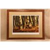 Image 7 : Vintage Leon Parson Signed Numbered 444/750 Backside Of No-tellum Ridge Mule Deer Framed Print 40x33