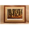 Image 8 : Vintage Leon Parson Signed Numbered 444/750 Backside Of No-tellum Ridge Mule Deer Framed Print 40x33