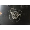 Image 6 : Wwii German Fire Police Feuerschutzpolizei Double Decal Steel M34 Helmet With No Liner