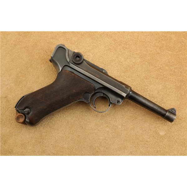 Wwii German Mauser 42 Code Luger 4" 9mm Military Semi-automatic Pistol, 1940 C&r