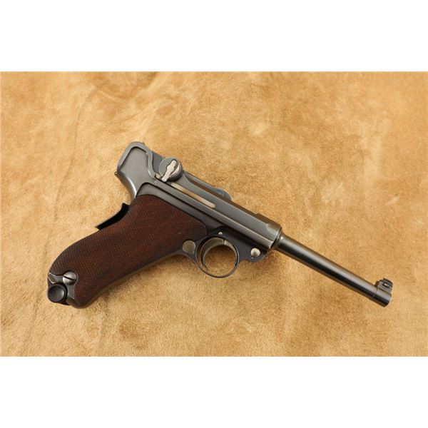Dwm American Eagle Model 1900 4.75" 7.65mm .30 Luger Semi-automatic Pistol, 1902-1906 C&r