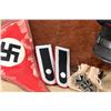 Image 4 : German Militaria: Tornister, Epaulets, Banner, Buckle, Iron Crosses, And Cap