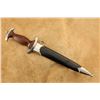 Image 18 : German Ww2 Arthur Schuttelhofer Rzm M7/13 Sa Dress Dagger, Nskk Black Sheath