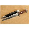 Image 2 : German Ww2 Arthur Schuttelhofer Rzm M7/13 Sa Dress Dagger, Nskk Black Sheath