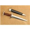 Image 6 : German Ww2 Arthur Schuttelhofer Rzm M7/13 Sa Dress Dagger, Nskk Black Sheath