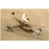 Image 2 : North & Judd "hercules Bronze" Star Brand Spurs Buermann Style Vintage Western Pair