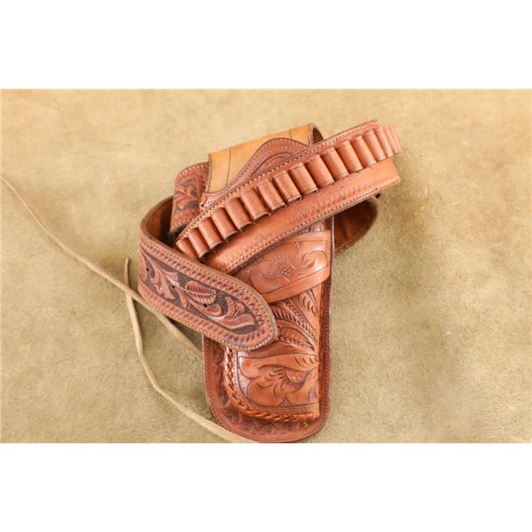 Stembridge Gun Rentals Rh Holster Rig With North & Judd Buckle For 4 5/8" Colt Saa