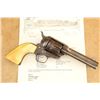 Image 1 : 1st Generation Colt Single Action Army 4.75" Nickel .45 Revolver And Letter, 1884 Antique