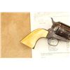 Image 3 : 1st Generation Colt Single Action Army 4.75" Nickel .45 Revolver And Letter, 1884 Antique