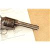 Image 5 : 1st Generation Colt Single Action Army 4.75" Nickel .45 Revolver And Letter, 1884 Antique