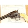 Image 8 : 1st Generation Colt Single Action Army 4.75" Nickel .45 Revolver And Letter, 1884 Antique
