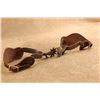 Image 10 : Crockett Cowboy Spurs Hand Tooled Leather Straps Cmc Buckles Western Riding Set