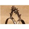 Image 20 : Crockett Cowboy Spurs Hand Tooled Leather Straps Cmc Buckles Western Riding Set