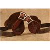 Image 22 : Crockett Cowboy Spurs Hand Tooled Leather Straps Cmc Buckles Western Riding Set