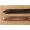 Image 12 : Lot Of Two (2) Texas Ranger Kyle Dean Personal Custom Made Leather Belts