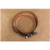 Image 3 : Lot Of Two (2) Texas Ranger Kyle Dean Personal Custom Made Leather Belts