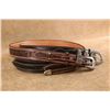 Image 5 : Lot Of Two (2) Texas Ranger Kyle Dean Personal Custom Made Leather Belts