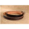Image 8 : Lot Of Two (2) Texas Ranger Kyle Dean Personal Custom Made Leather Belts