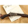 Image 1 : Winchester Model 1890 Deluxe, Factory Monogram & Matted .22 Wrf Slide-action Rifle & Letter Mfd 1898