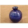 Image 9 : Antique 1880s Cobalt Blue 2.66" Blown Glass Target Ball, Pressed Square Grid Design
