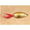 Image 3 : Winchester No. 9591 Brass Trolling Spoon Fishing Lure Red Dressed Treble Hook