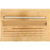 Image 1 : Winchester No. 6050 Split Bamboo 3 Piece 9' Fly Fishing Rod With Cloth Bag & Storage Tube