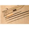 Image 1 : Winchester No. 5645 Four Piece 7.5' Steel Bait Casting Fishing Rod With Cloth Storage Bag