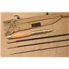 Image 2 : Winchester No. 5645 Four Piece 7.5' Steel Bait Casting Fishing Rod With Cloth Storage Bag