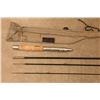 Image 4 : Winchester No. 5645 Four Piece 7.5' Steel Bait Casting Fishing Rod With Cloth Storage Bag